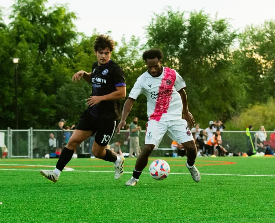 Wheaton Wanderers FC vs North United FC, home opener at Camera Park
