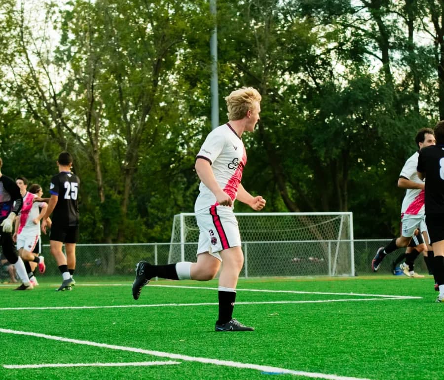 Wheaton Wanderers FC vs North United FC, home opener at Camera Park