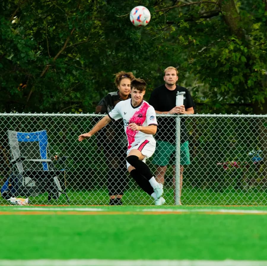 Wheaton Wanderers FC vs North United FC, home opener at Camera Park