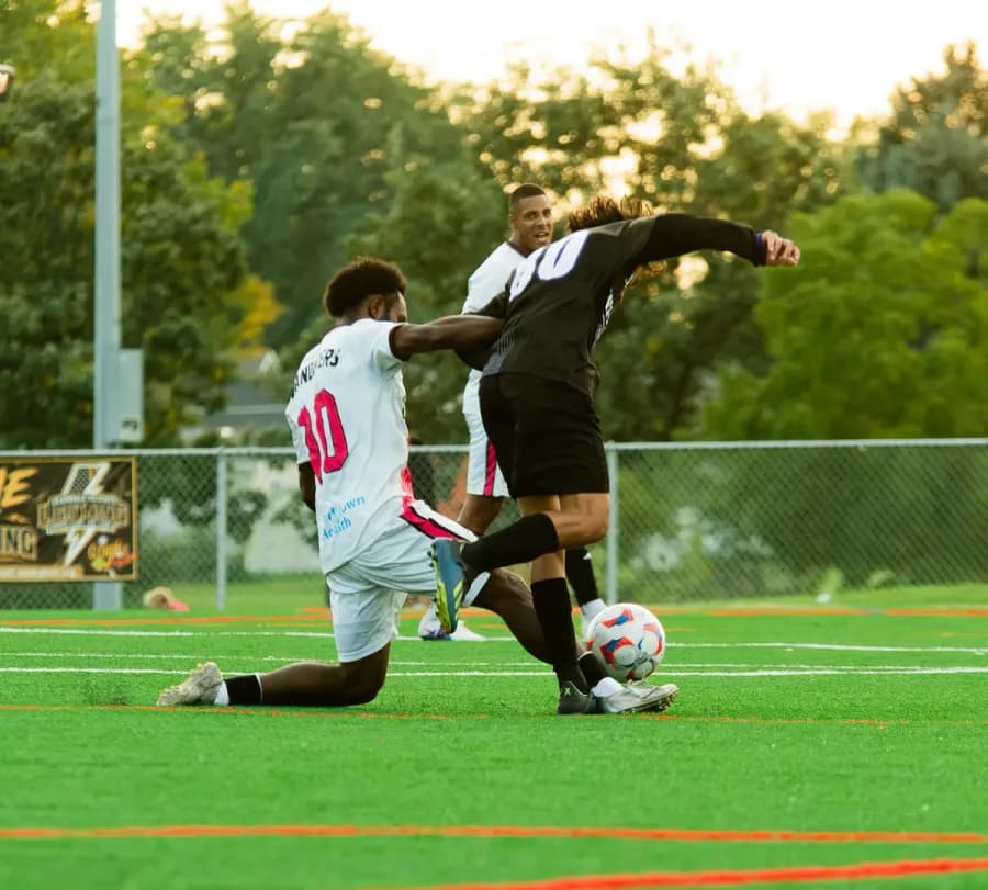Wheaton Wanderers FC vs North United FC, home opener at Camera Park