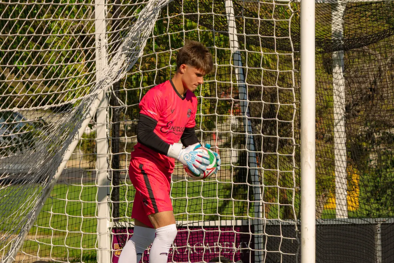 Kale Syzdek in action for the Wanderers